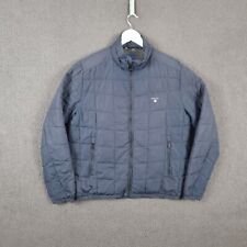 GANT Jacket Mens L Blue LW Cloud Puffer Insulated Quilted Windbreaker Bomber
