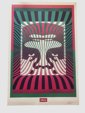 Shepard Fairey Op Art Icon signed open edition lithograph 2025