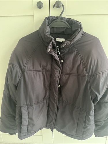 Black topshop puffer - black,