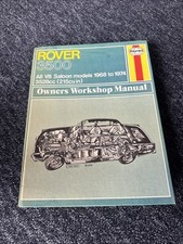 Rover 3500 V8 Saloon Models 1968 to 1974 3528cc (215cu in) Haynes Owners Manual