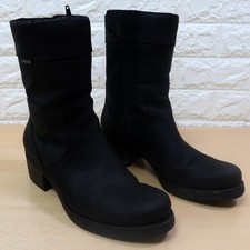 Falco Ladies Ayda 2 Waterproof Leather Motorcycle Motorbike Boots - Black - 39