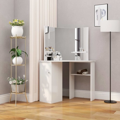 Corner dressing table - table, cosmetic