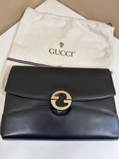 Vintage Gucci Black Leather