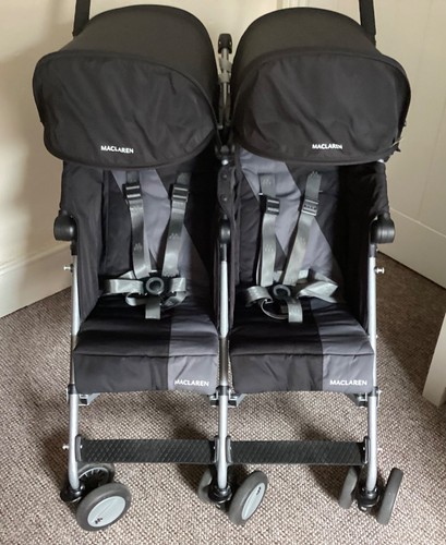 Maclaren twin double pushchair - double,