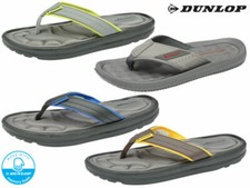 Dunlop Mens Flip Flops Toe Post Memory Foam Comfort Sandals Sports Beach Sliders
