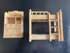 Sylvanian families vintage children’s bedroom bunk bed set part of set 3402?