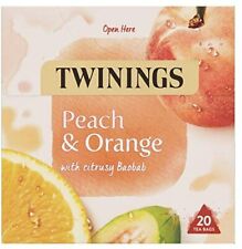 Premium Twinings Peach Orange Tea Bags 20 Each Twinings Peach Flavoured Herba U