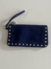 Dorothy Perkins Wristlet Clutch Bag  Navy With Studs