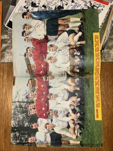 Fully signed england poster - fully,