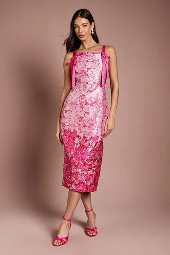 Coast pink pencil dress womens - coast,