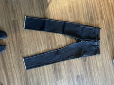 Carol Christian Poell Overlocked Denim Jeans Size 30 Black
