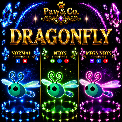 Dragonfly normal neon - dragonfly, normal/