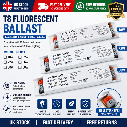 Electronic ballast 2x18w - electronic,