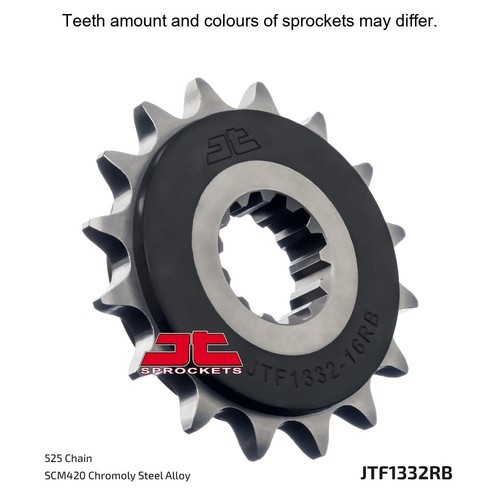 Rubber front sprocket 15t - front,