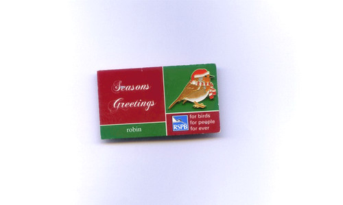 Rspb xmas robin - robin, on