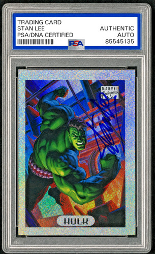 Signed stan lee - signed, marvel