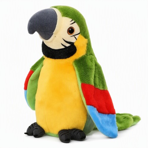 Talking parrot plush - talking, toy