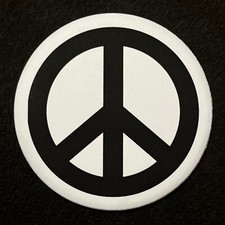 CND Badge or Sticker White 5