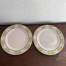 Vintage Trade Winds Tableware Pair Of Side Plates 7.5" Diameter