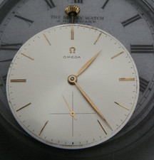 Omega Swiss pocket watch movement dial stem & hands GWO project for conversion