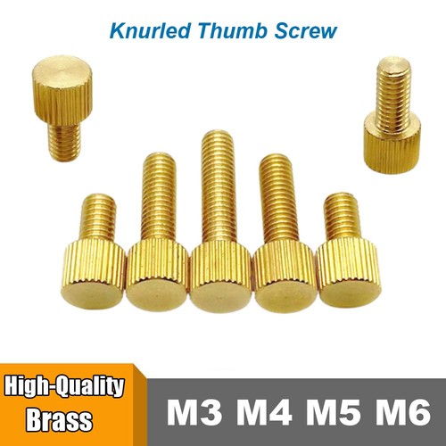 M6 brass knurled - m3, m5