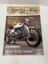 Vintage Classic Bike Magazine June 1987 Triumph Norton Racing Bike Honda Twins 