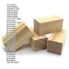Solid Pine Wood Blocks Cubes
