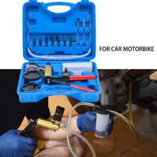 Car Vacuum Pressure Pump Hand Held Clutch Brake Bleeder Tester Set Bleeding Kit