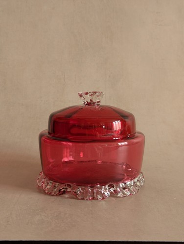 Antique victorian cranberry - antique,
