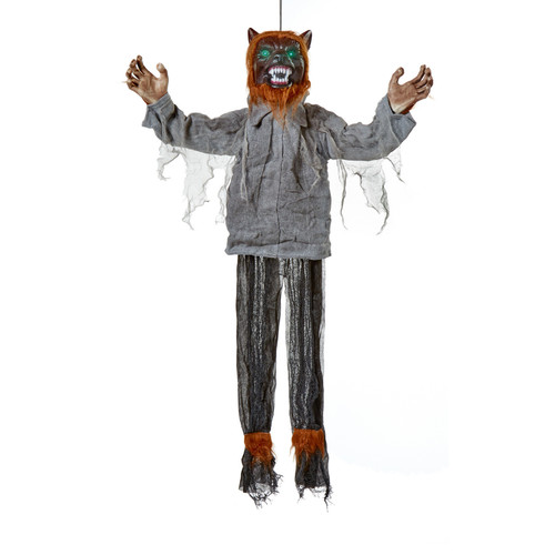 Animated hanging werewolf - hanging,