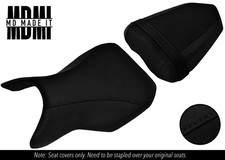 FITS SUZUKI GSR 750 11-16 CUSTOM ALL GRIP VINYL SEAT COVERS SET BLACK ST
