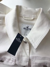 Hollister Cream Denim Jacket