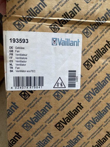 Vaillant ecotec boiler fan - boiler,