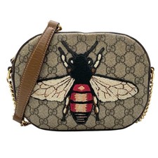 Gucci Bee GG Supreme shoulder