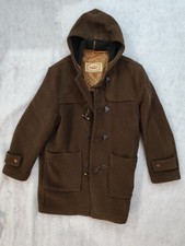 Vintage Zip Duffle Coat Brown