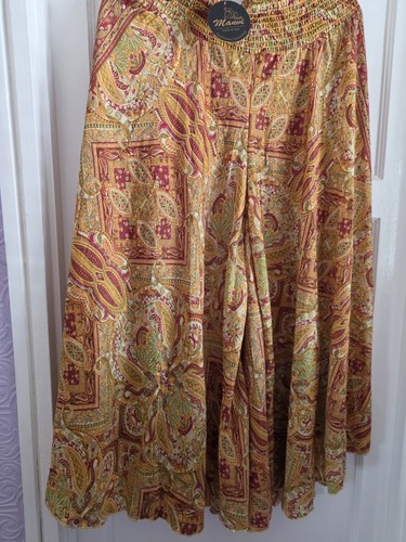 Art silk wide leg - silk,