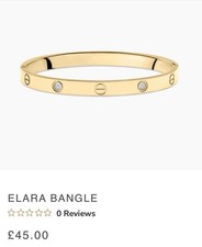 Fifth NYC Elara Gold Bangle