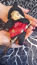 LUCKY RED WITCH POCKET CHARM SPIRIT PARANORMAL