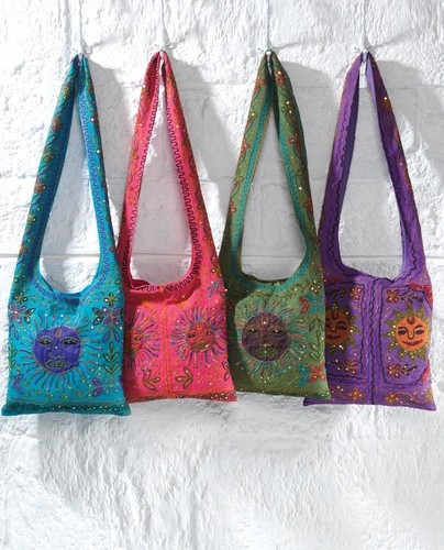 Shoulder bag embroidered - shoulder,