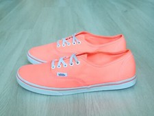 VANS Authentic Lo-Pro Ladies Trainers Orange Size 6 / 39