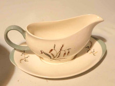 Retro Wedgewood Tiger Lily Sauce Gravy Boat & Saucer England