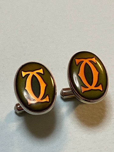 Cartier cufflinks silver metal - cufflinks,