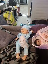 Tiny Treasures Red Hair Doll in original Outfit with Hippo motif & matching hat