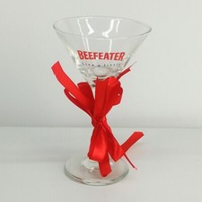 Beefeater Gin Vintage Martini Glass Pub Collectable Home Bar Man Cave VGC