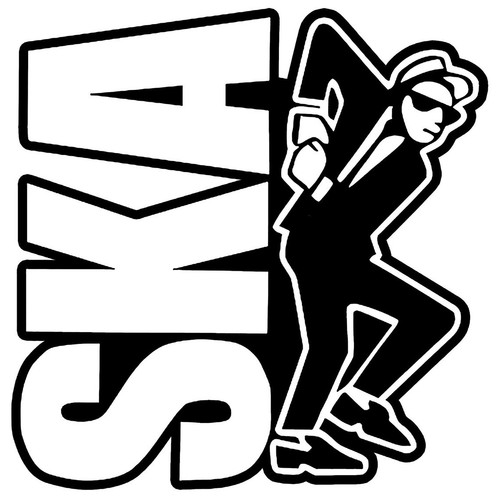 Ska logo two tone mod - ska,