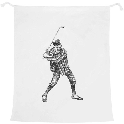 Funny vintage golfer - vintage, laundry