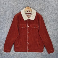 Levis Jacket Mens Medium Red