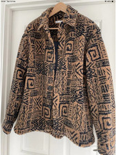 Zara Mens Fleece Borg Jacket Large