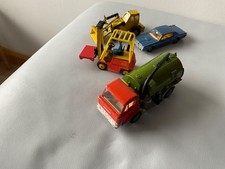 Dinky 404 Conveyancer Fork Lift, Johnston Road Sweeper , Ford Cougar