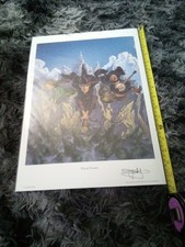 Discworld Paul Kidby signed print, Wyrd Sisters, 1996, unopened